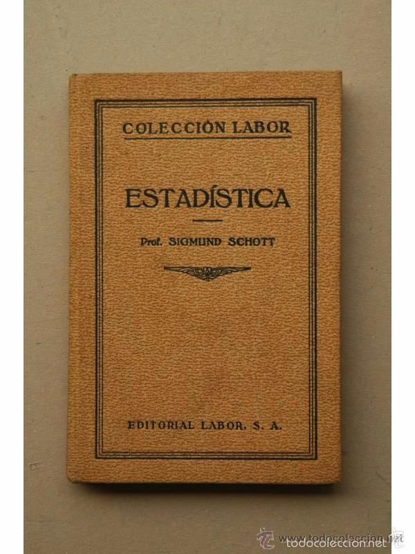 Libros: Estad&iacute;stica por Sigmund Schott - Foto 1