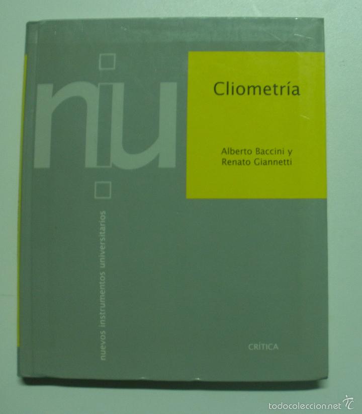 B&uuml;cher: Cliometr&iacute;a / Baccini, Alberto; Giannetti, Renato