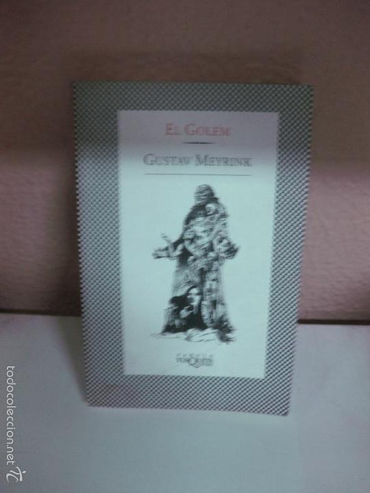 Libros: EL GOLEM. GUSTAV MEYRINK. TUSQUETS EDITORES 2004 - Foto 1
