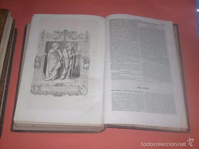 Libros: A&ntilde;o Cristiano, 4 tomos, 1.852 - Foto 5