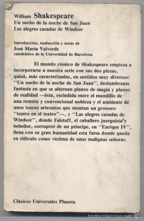 Libros: WILLIAM SHAKESPEARE- PLANETA - Foto 2
