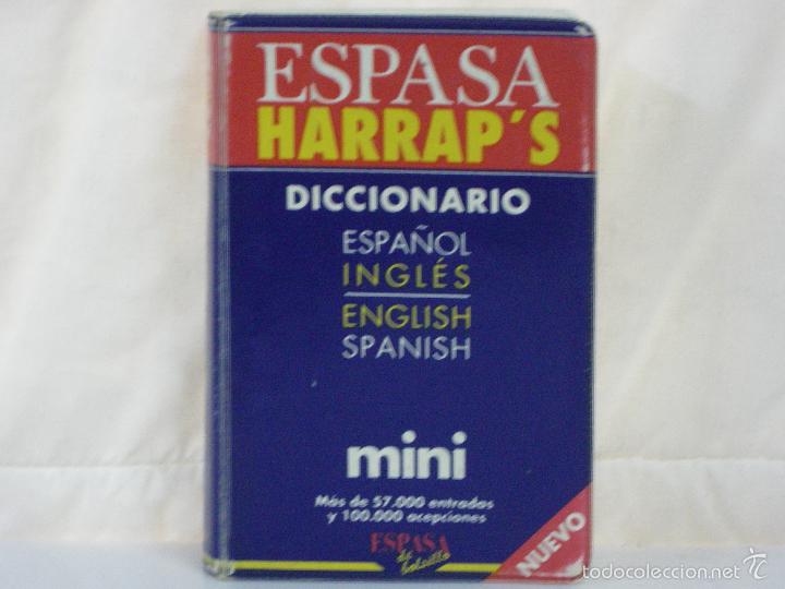 Libros: DICCIONARIO MINI INGL&Eacute;S / ESPA&Ntilde;OL  ESPASA HARRAPS *** ESPASA CALPE *** - Foto 1