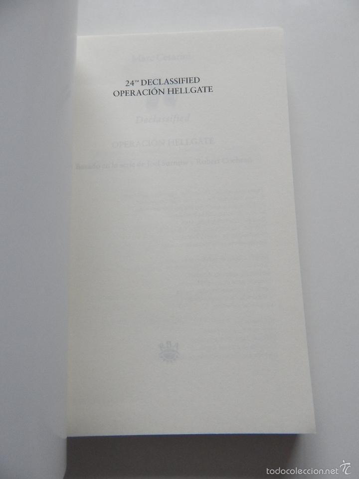 Libros: 24 tm Declassified Operaci&oacute;n Hell Gate - Marc Cerasini 2007 - Foto 3