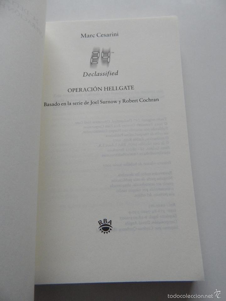 Libros: 24 tm Declassified Operaci&oacute;n Hell Gate - Marc Cerasini 2007 - Foto 4