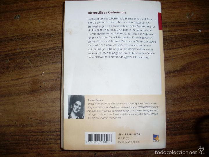 Libros: Sandra Brown  Bitters&uuml;bes Geheimnis - Foto 3