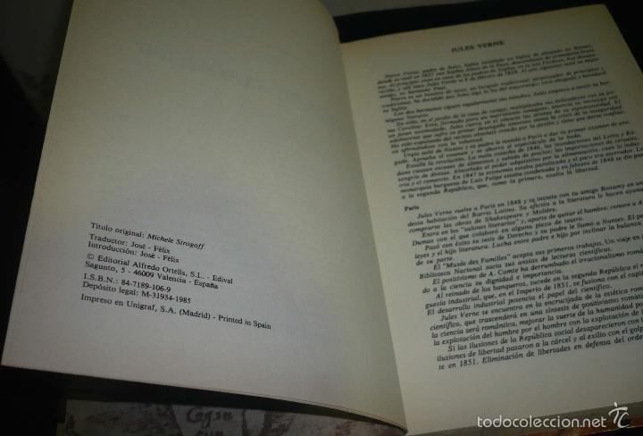 Libros: MIGUEL STROGOFF - Cl&aacute;sicos de la juventud 1985 - Foto 4