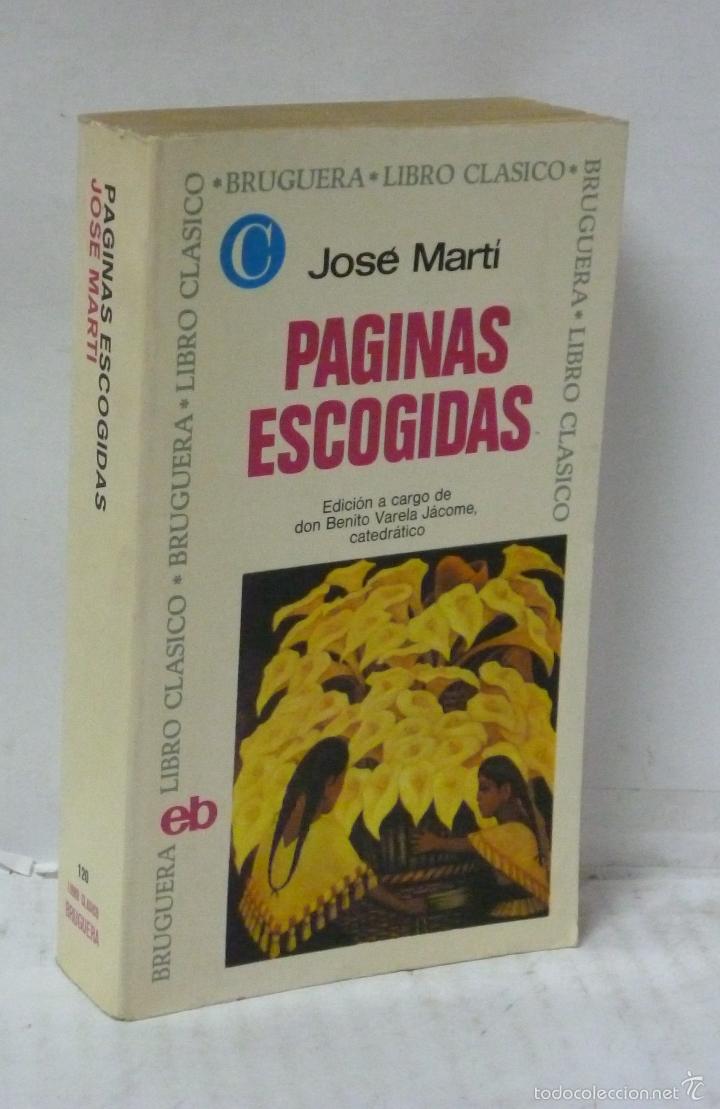 Libros: PAGINAS ESCOGIDAS - Marti, Jose - Foto 1