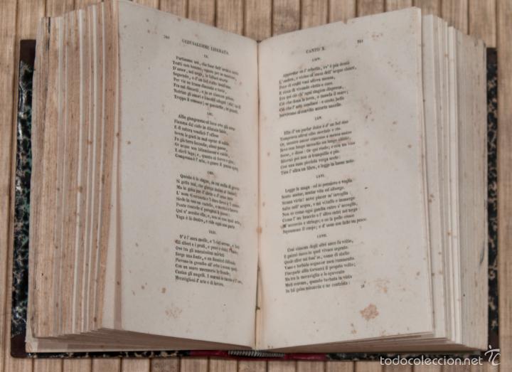 Libros: LA GERUSALEMME LIBERATA E LAMINTA. TORQUATO TASSO. 1845. - Foto 3