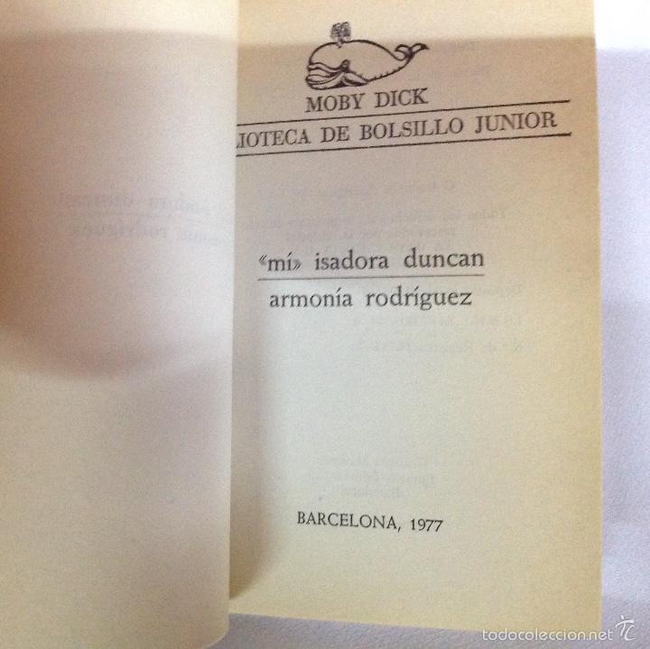 Libros: ISADORA DUNCAN .- Armonia Rodriguez -. - Foto 2