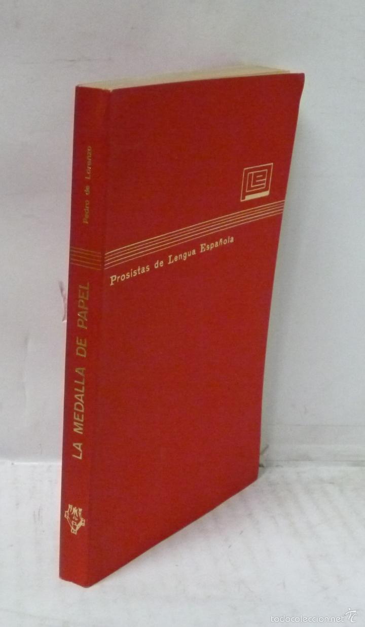 Libros: LA MEDALLA DE PAPEL - Lorenzo, Pedro de - Foto 1