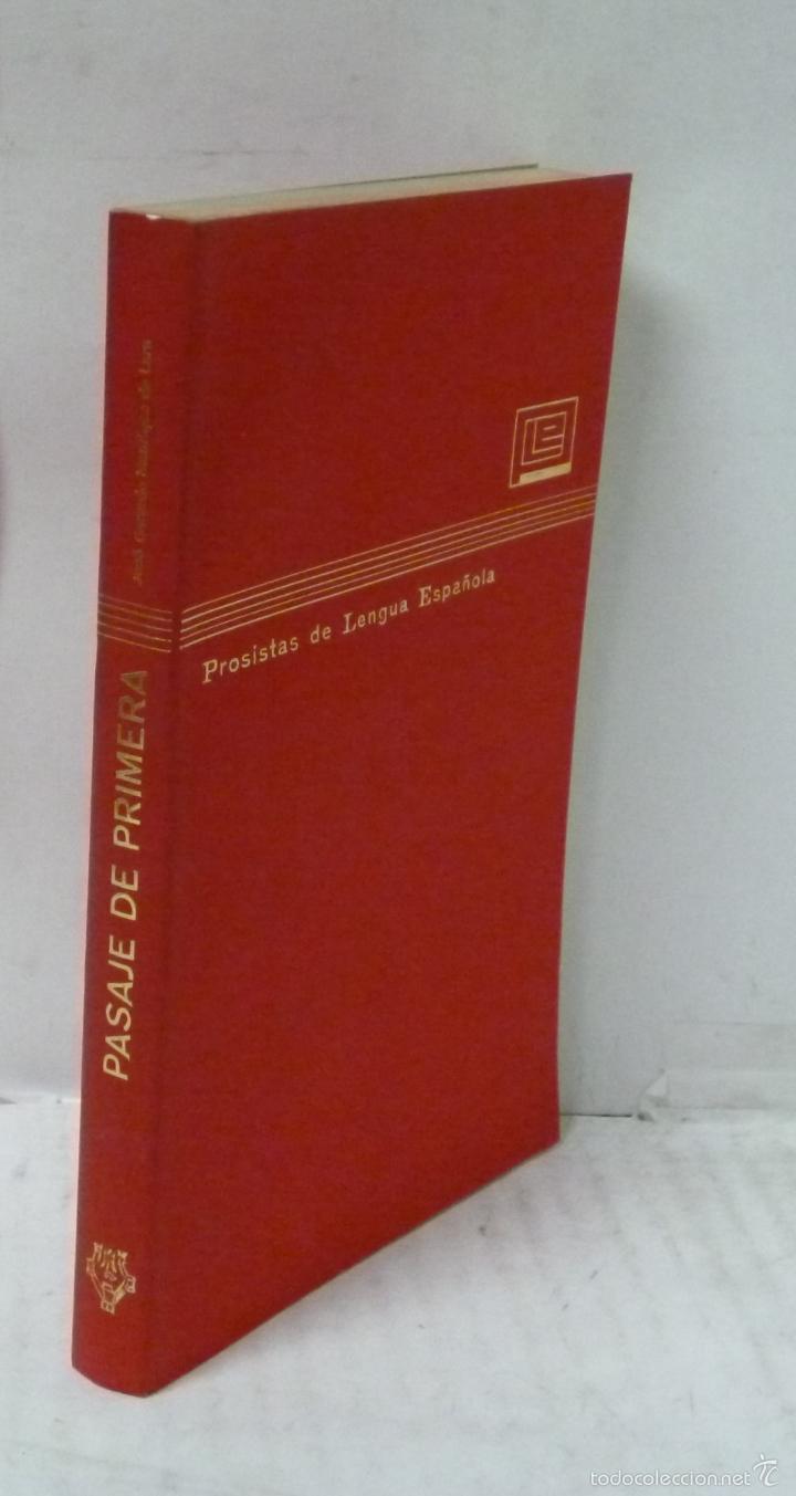 Libros: PASAJE DE PRIMERA - Manrique de Lara, Jose Gerardo - Foto 1