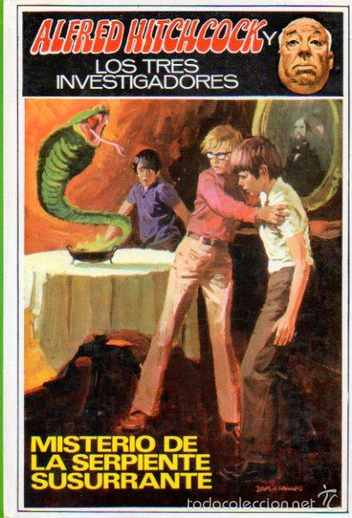 Libros: ALFRED HITCHCOCK Y LOS TRES INVESTIGADORES.17. MISTERIO DE LA SERPIENTE SUSURRANTE.