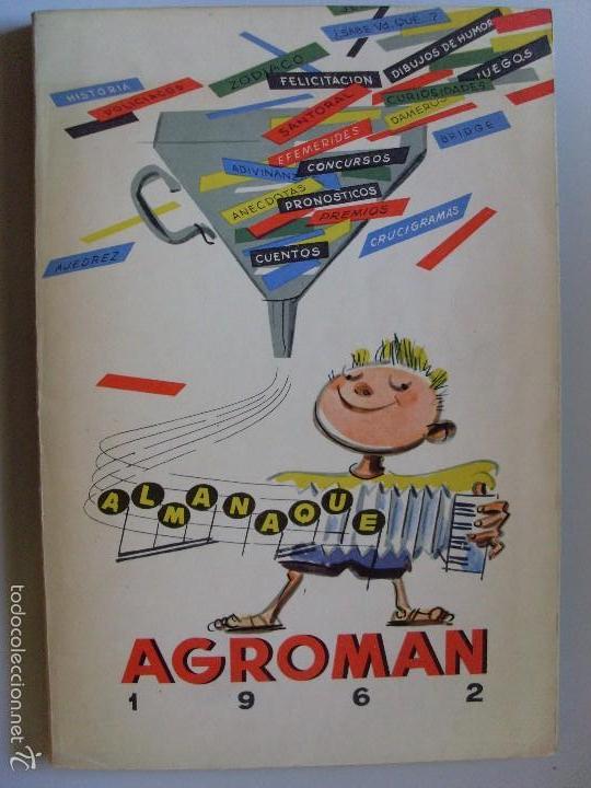 Libros: ALMANAQUE PARA 1962/ Agroman - Foto 1