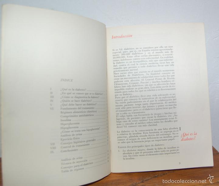 Libros: DIABETES - Dr. CURCHOD, Dr. RODR&Iacute;GUEZ MI&Ntilde;&Oacute;N - Foto 2