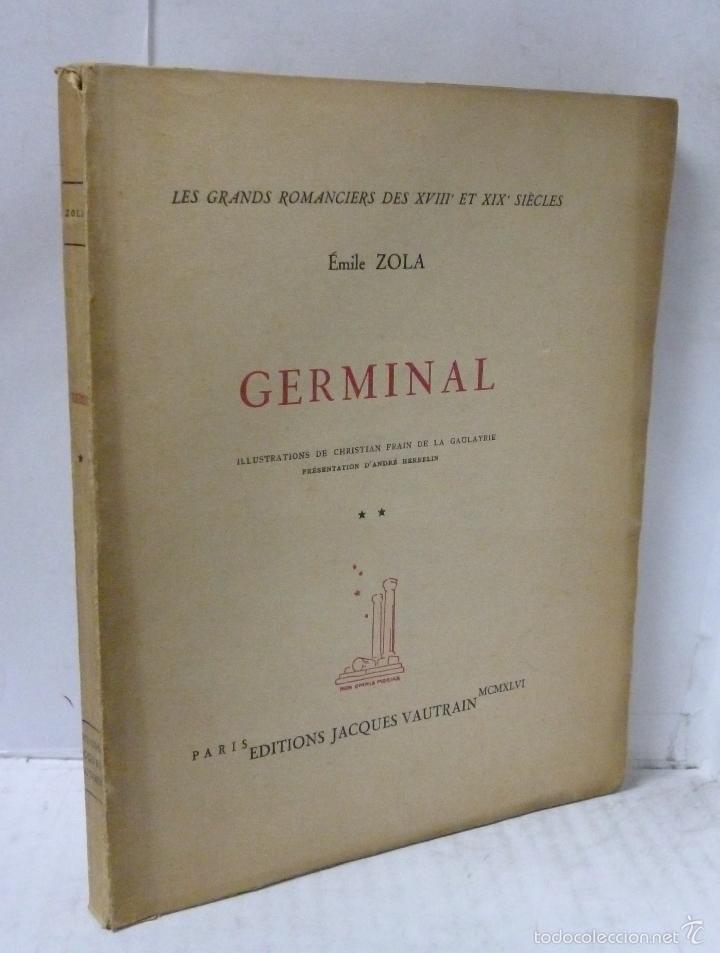 Libros: GERMINAL ( Texto en Frances) - Zola, Emile - Foto 1