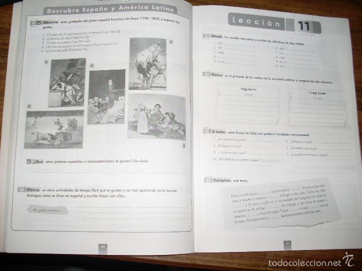 Libros: Curso de espa&ntilde;ol para extranjeros, cuaderno de ejercicios. - Foto 2