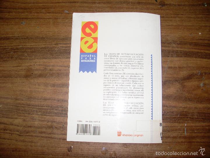 Libros: Test de autoevaluaci&oacute;n de Espa&ntilde;ol. - Foto 2