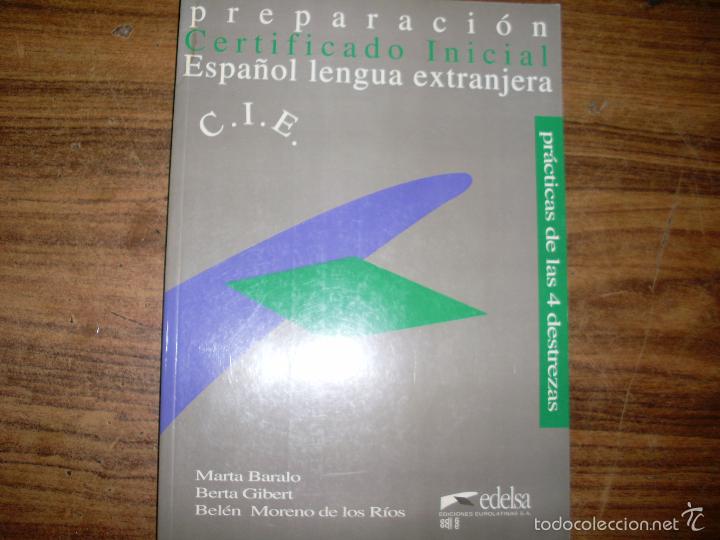 Libros: Preparaci&oacute;n para el certificado inicial de espa&ntilde;ol. - Foto 1