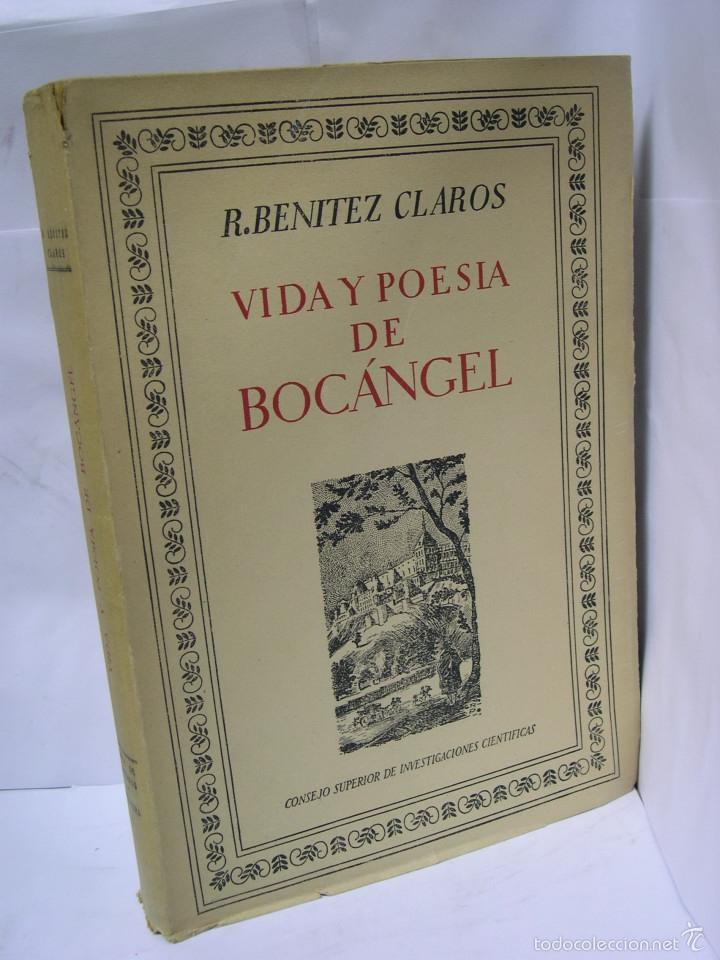 Libros: VIDA Y POESIA DE BOCANGEL - Benitez Claros, Rafael - Foto 1