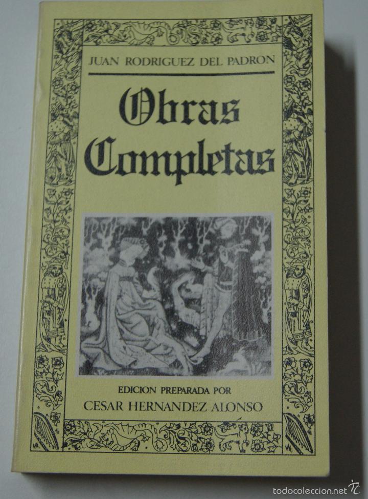Libros: OBRAS COMPLETAS / RODRIGUEZ DEL PADRON, Juan - Foto 1