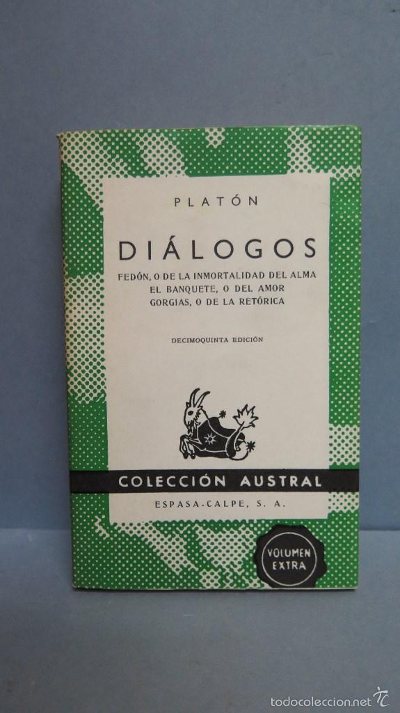 Libros: 1969.- DIALOGOS. PLATON. AUSTRAL - Foto 1