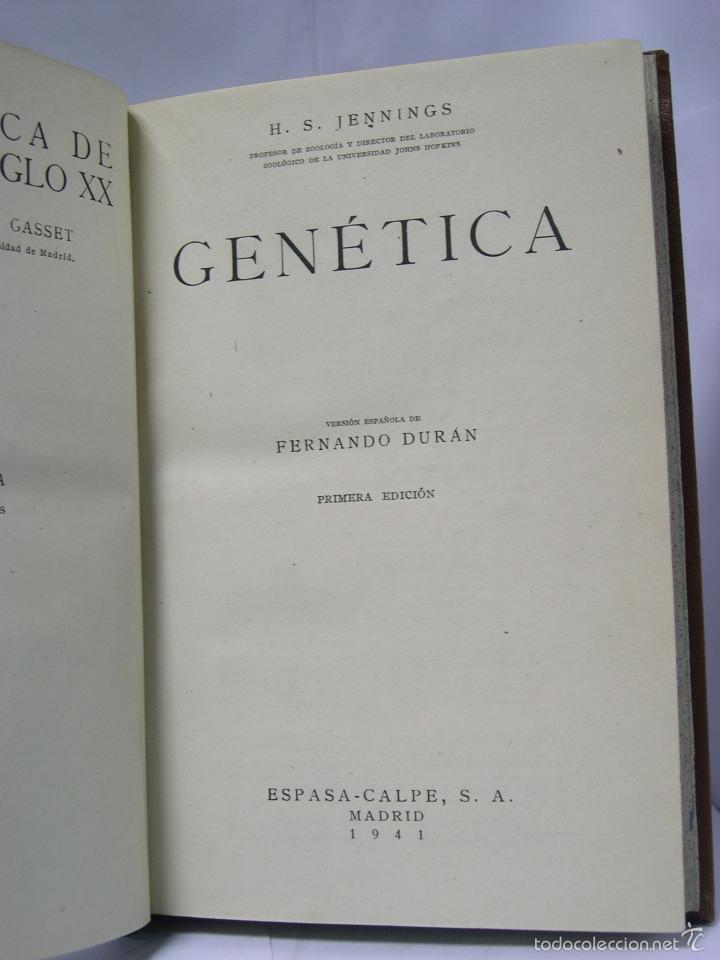 Libros: GENETICA - Jennings, H. S - Foto 2