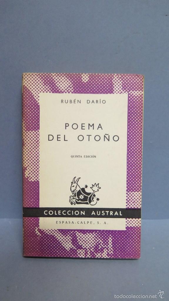 Libros: 1965.- POEMA DEL OTO&Ntilde;O. RUBEN DARIO. AUSTRAL - Foto 1