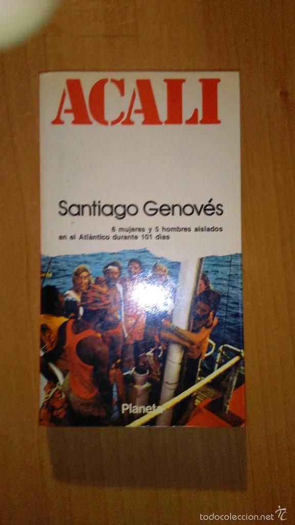 Libros: ACALI - SANTIAGO  GENOVES -- - Foto 1