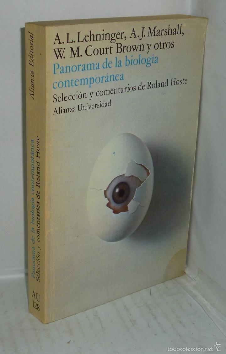 Libri di seconda mano: PANORAMA DE LA BIOLOGIA CONTEMPORANEA. - V.V.A.A.