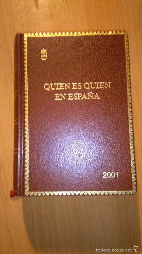 Libros: QUIEN ES QUIEN EN ESPA&Ntilde;A -2001- - Foto 1