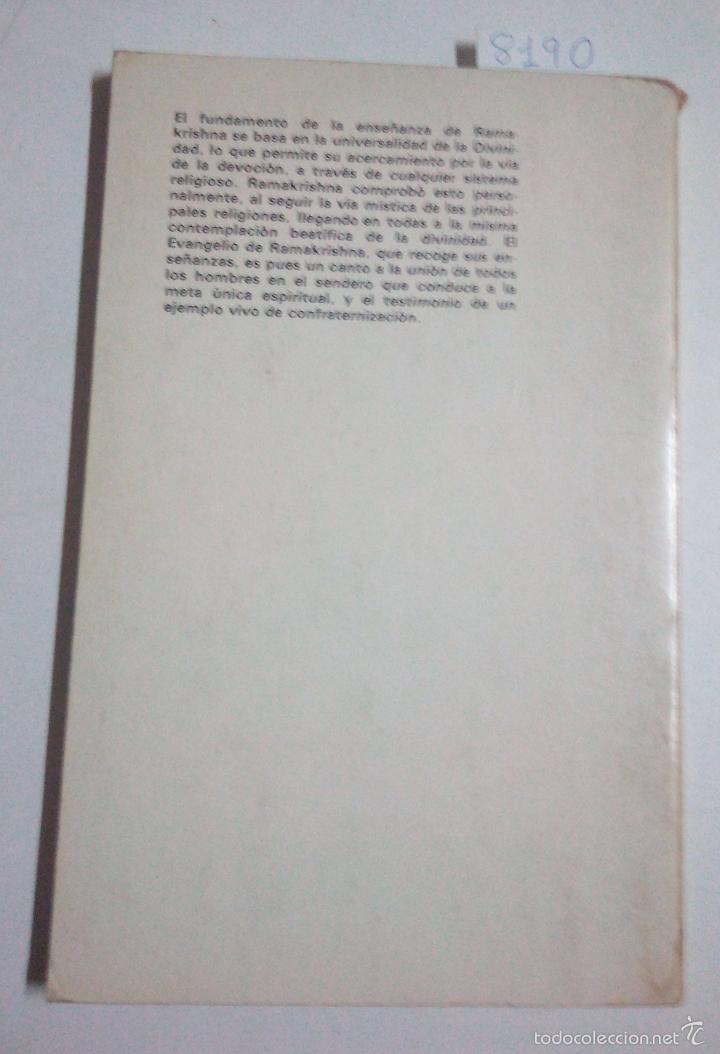 Libros: EL EVANGELIO DE RAMAKRISHNA - YOGI KHARISHNANDA - Foto 2
