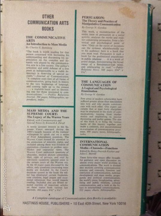 Libros: Mass media and communication - Steinberg - - Foto 2