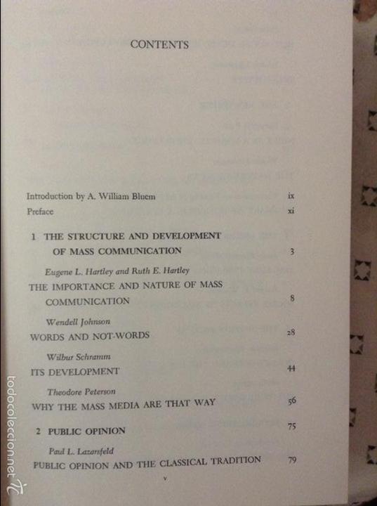 Libros: Mass media and communication - Steinberg - - Foto 3