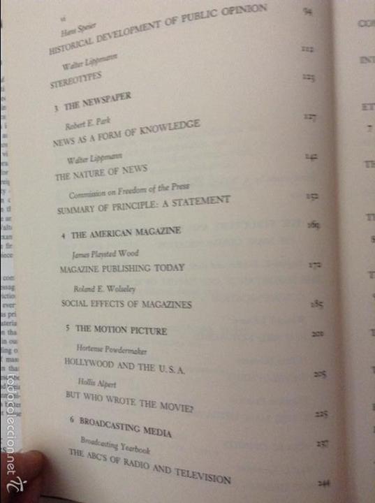Libros: Mass media and communication - Steinberg - - Foto 4