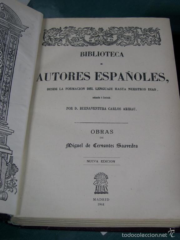Libros: OBRAS - Cervantes Saavedra, Miguel - Foto 1