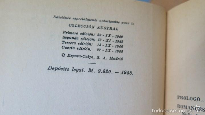 Libros: 1958.- CIEN ROMANCES ESCOGIDOS. AUSTRAL - Foto 2