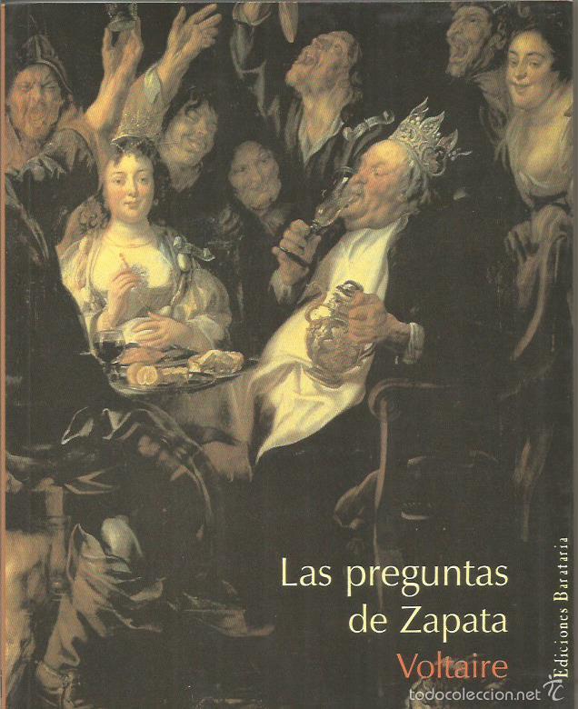 Libros: LAS PREGUNTAS DE ZAPATA - Voltaire - Foto 1