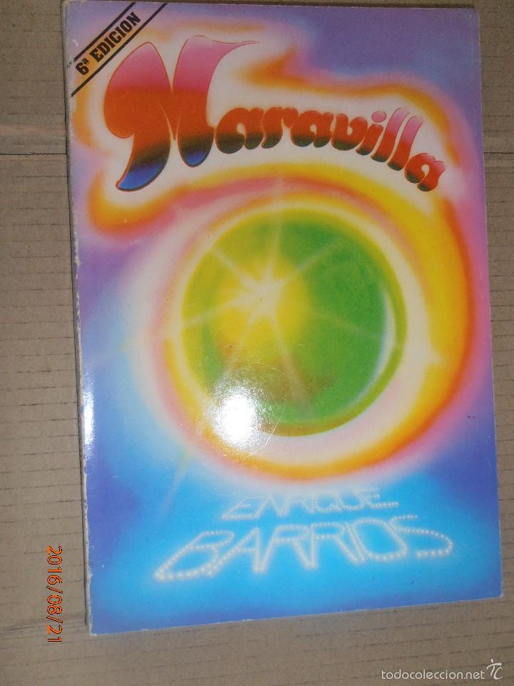 Libros: Maravilla - Enrique Barrios - Foto 1