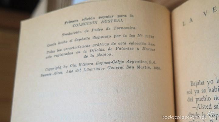 Libros: 1950.- LA VENUS DE ILLE. PROPERO MERIMEE. AUSTRAL. BUENOS AIRES - Foto 2