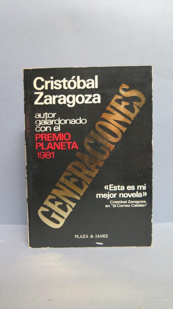 Libros: GENERACIONES. CRISTOBAL ZARAGOZA - Foto 1