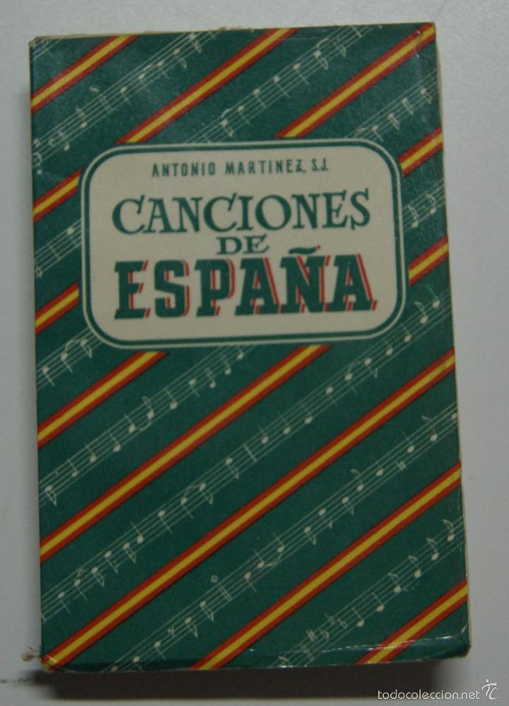 Libros: CANCIONES DE ESPA&Ntilde;A / ANTONIO MARTINEZ. S.J. - Foto 1