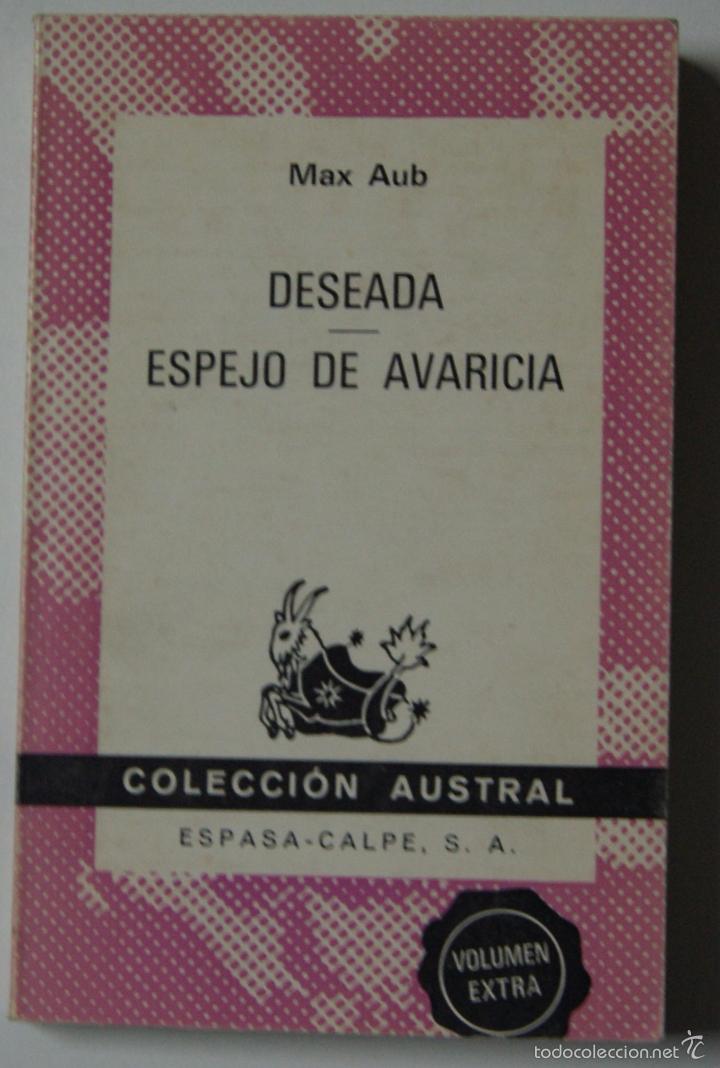 Libros: Deseada/espejo de avaricia / Aub, Max - Foto 1