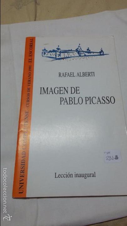 Libros: IMAGEN DE PABLO PICASSO - RAFAEL ALBERTi - Foto 1