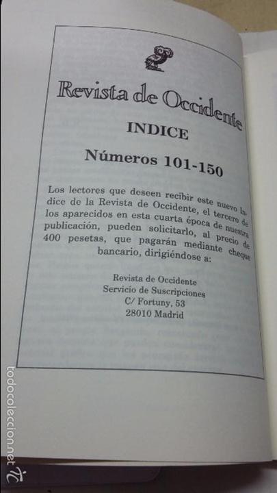 Libros: REVISTA DE OCCIDENTE N&ordm; 166 DE 1995 - Foto 5