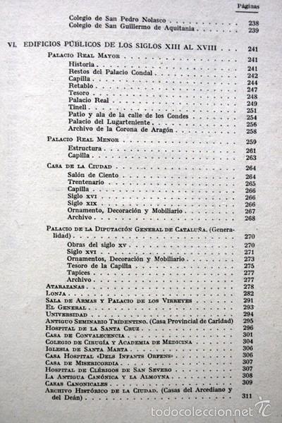 Libros: CATALOGO MONUMENTAL DE ESPA&Ntilde;A - LA CIUDAD DE BARCELONA - TEXTO - 1948 - - Foto 9