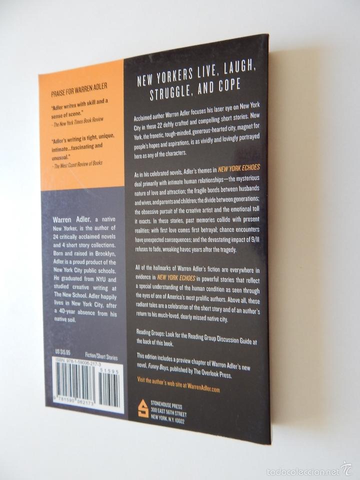 Libros: New York Echoes - Warren Adler 2008 - Foto 2