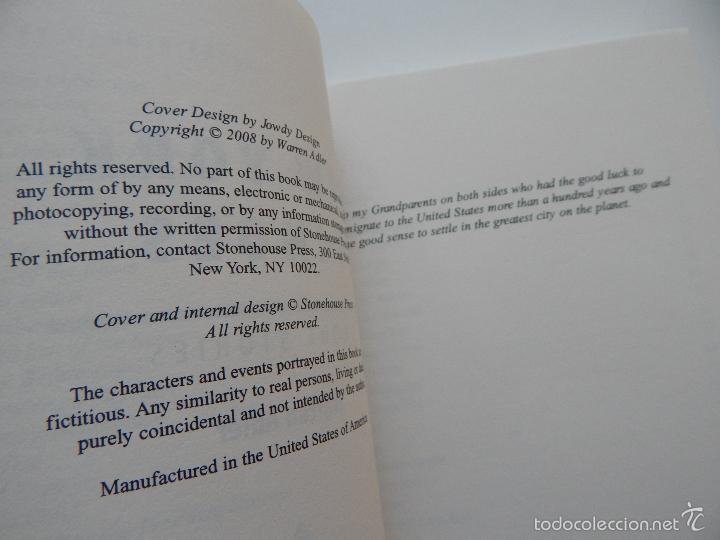 Libros: New York Echoes - Warren Adler 2008 - Foto 5