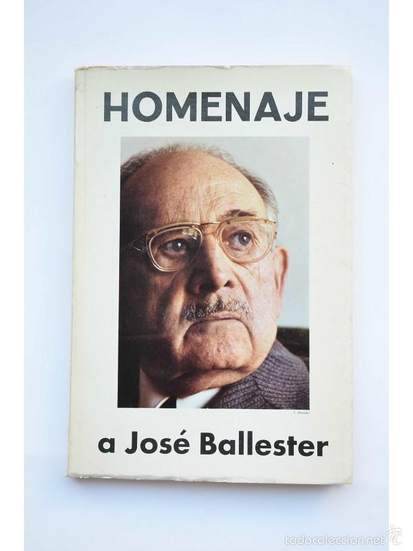 Libros: HOMENAJE a Jos&eacute; Ballester - Foto 1