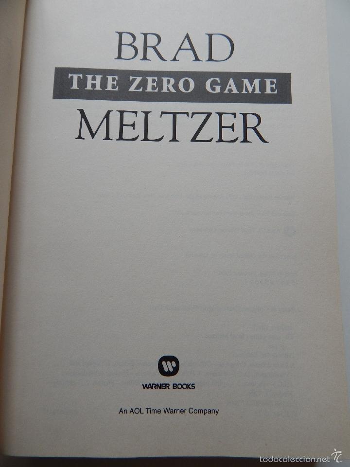 Libros: The zero game - Brad Meltzer 2004 - Foto 5
