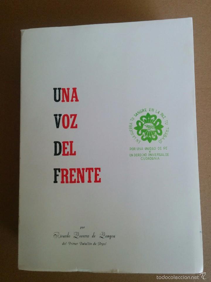 Libros: Una voz del frente - Ricardo Becerro de Bengoa - Foto 1